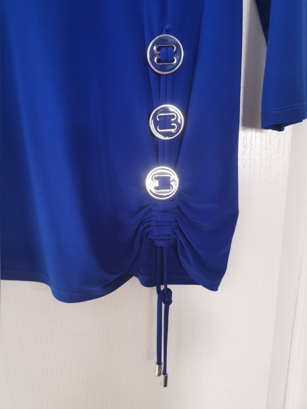 Joseph Ribkoff Royal Sapphire Top Style 191153 size 8 NWOT ptp 18.5" - Picture 6 of 11